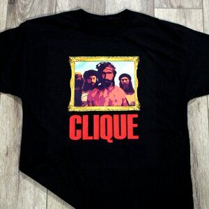 Jesus Clique Black T-Shirt S - XL